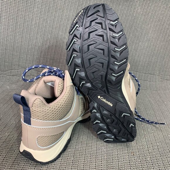 Columbia Granite Trail Womens Size 9.5W Beige Mid Waterproof Hiking Boots - Picture 7 of 8